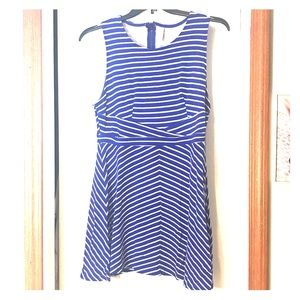 Blue Striped Dress